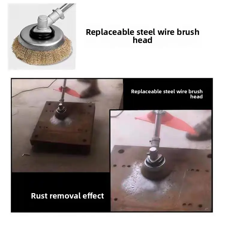 Handheld Rust Remover Iron Plate Steel Grinding