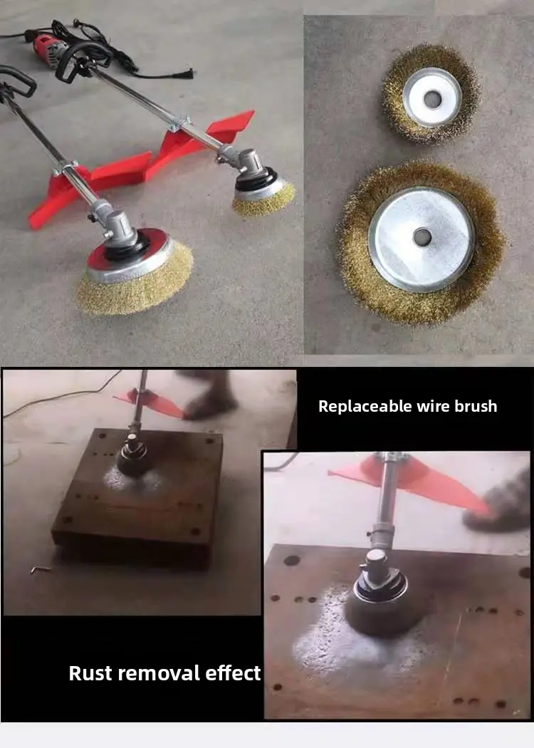 Handheld Rust Remover Iron Plate Steel Grinding